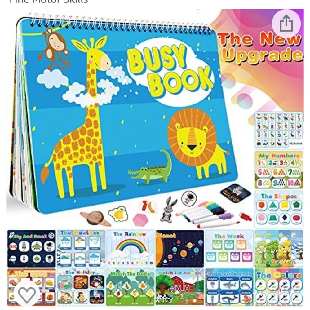 Montessori Learning Toys for Toddlers, Educational Sensory for Fine Motor Skills